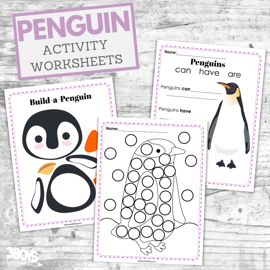 Free Printable Penguin Worksheets