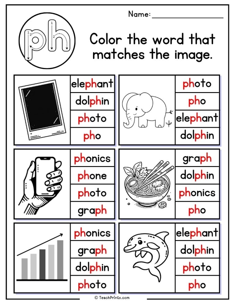 Ph Worksheets Free PDF Printables Teach Prints