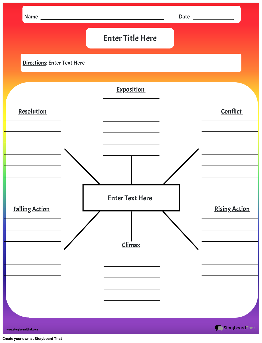 Free Printable Plot Diagram Worksheet