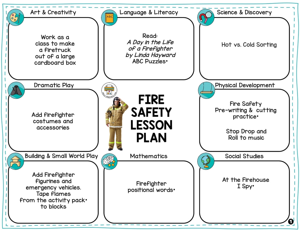 Preschool Fire Safety Lesson Planning Ideas Pre K Printable Fun