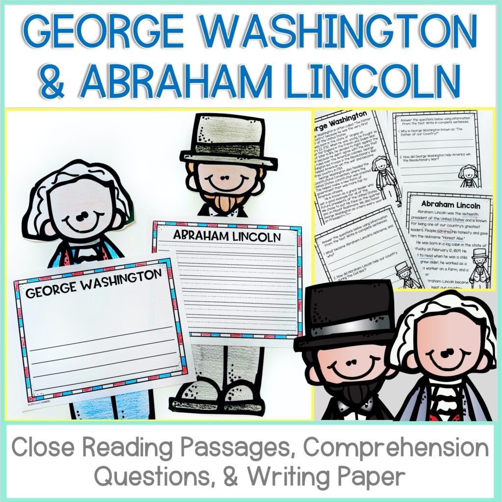 George Washington Presidency Reading Comprehension Worksheets