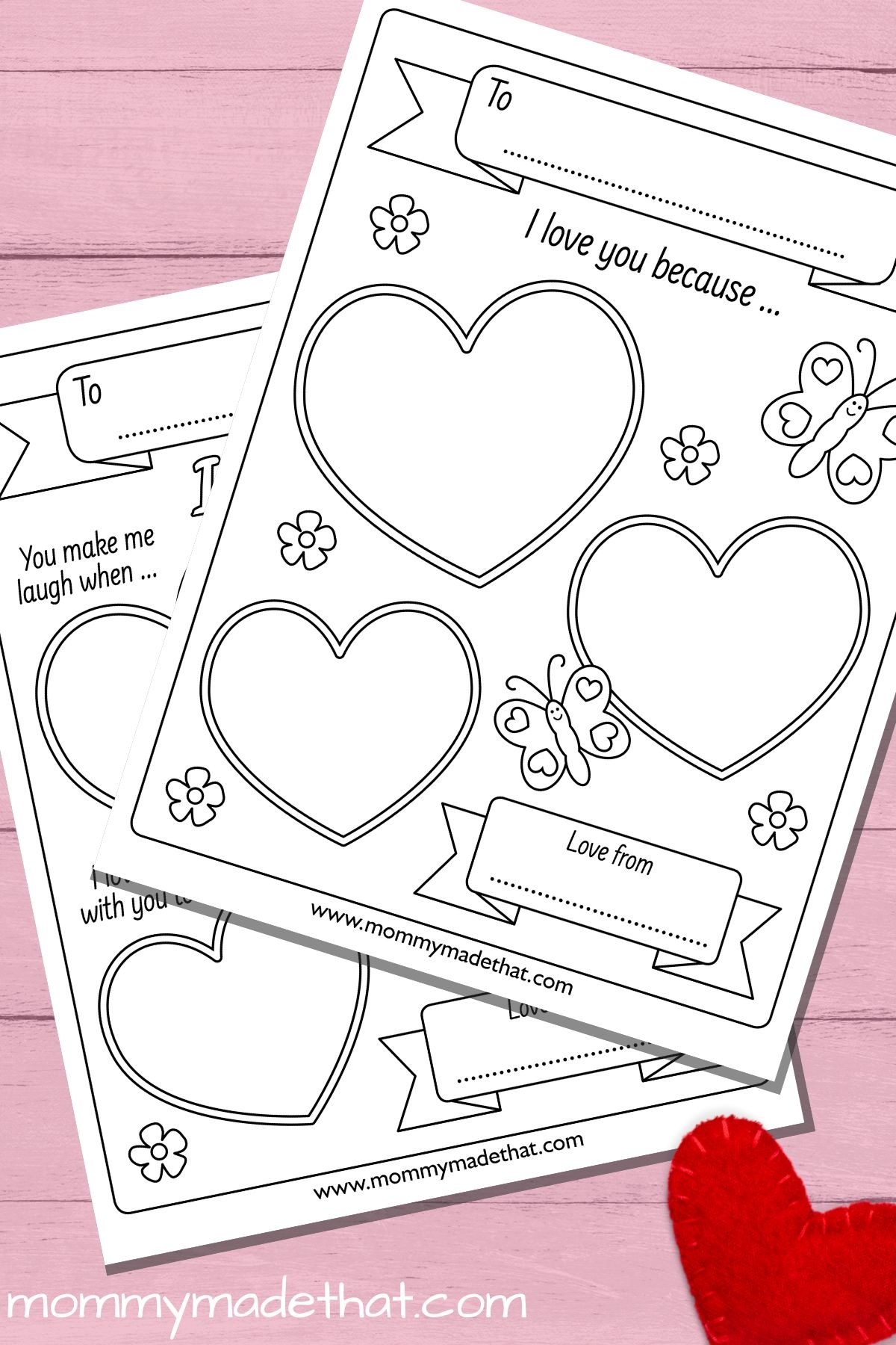 Free Printables I Love You Worksheets