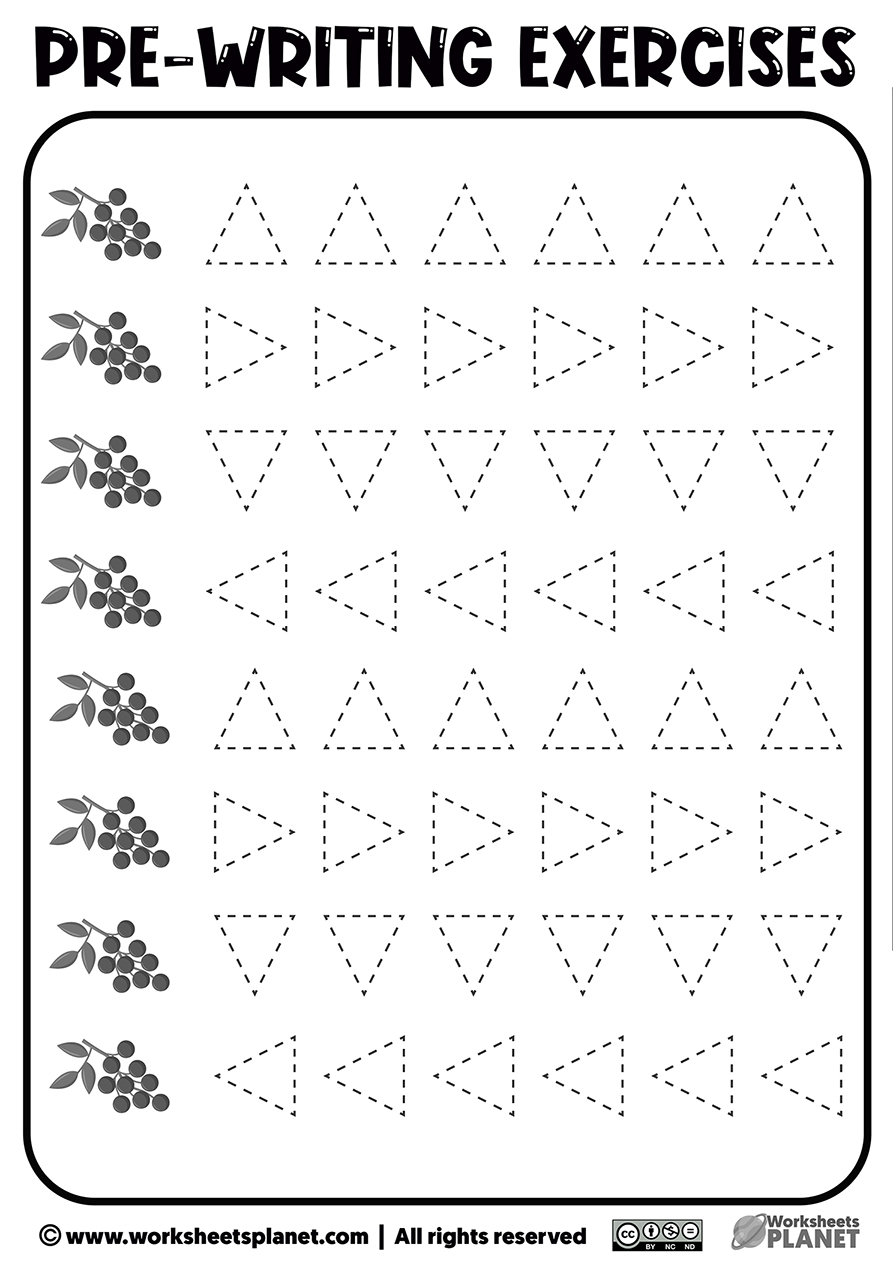 Printable Prewriting Activities For Preschoolers