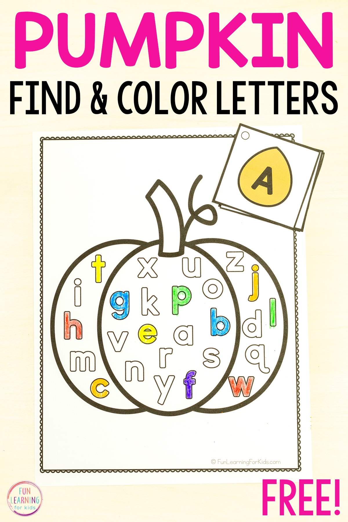 Pumpkin Abc Worksheets Printable Free