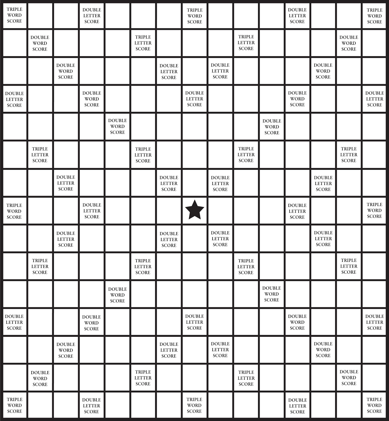 Quirky Artist Loft DIY Printable Scrabble Board