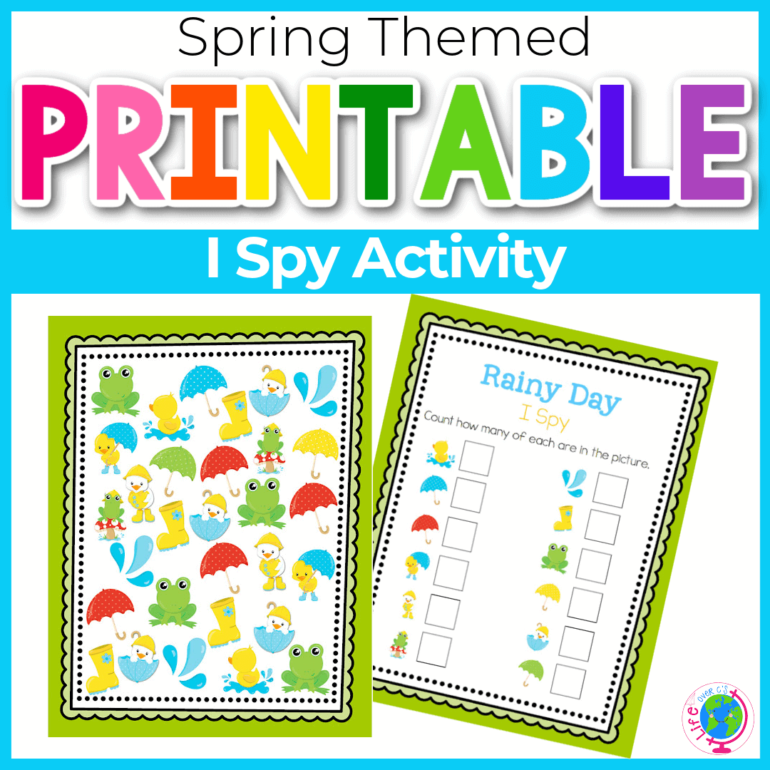 Free Printable Rainy Day Worksheets