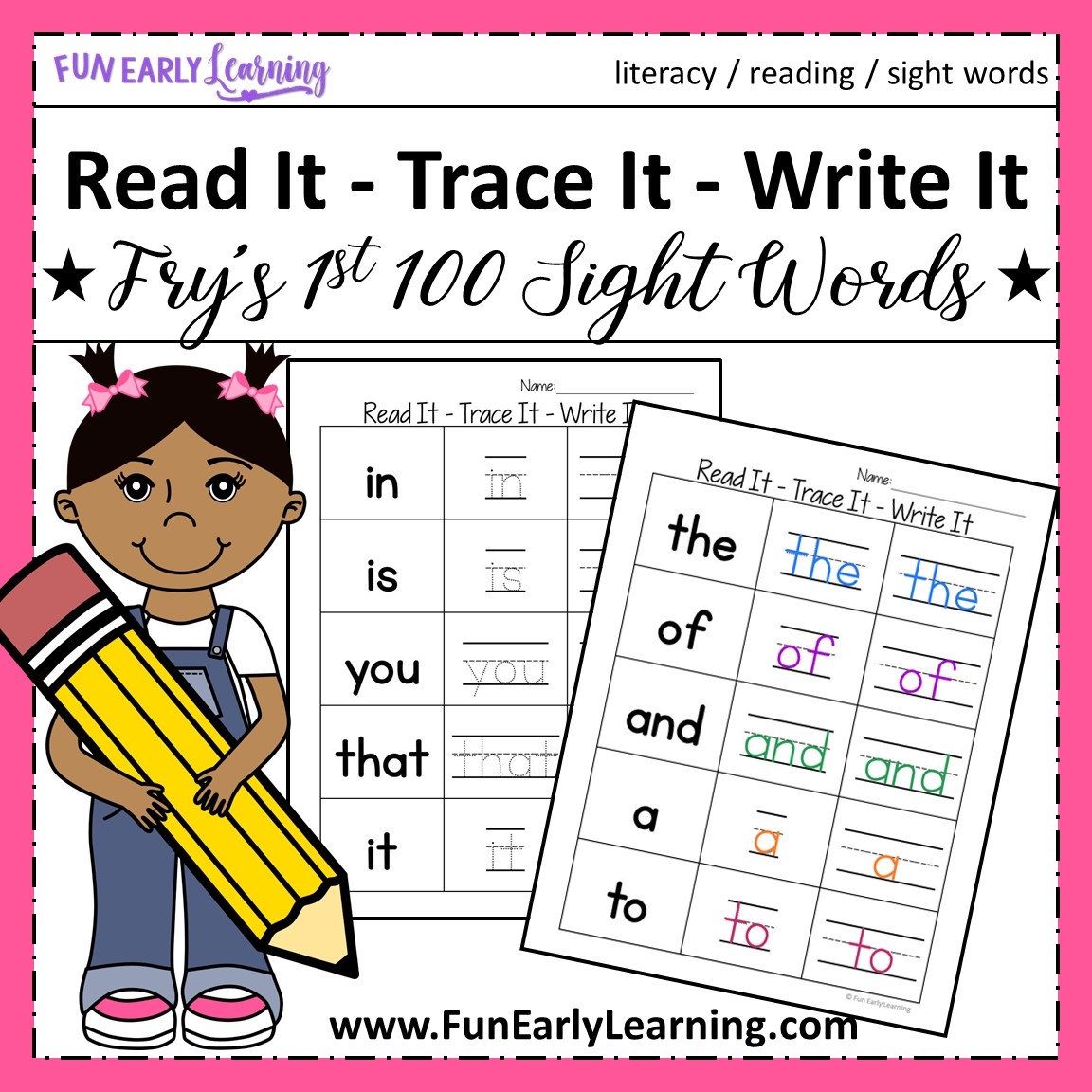 Free Printable Sight Word To Worksheet