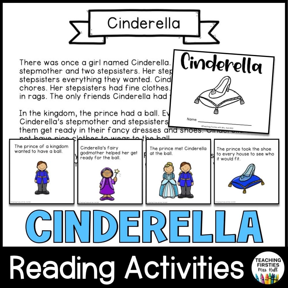 Reading Activities For Cinderella Literacy Stations
