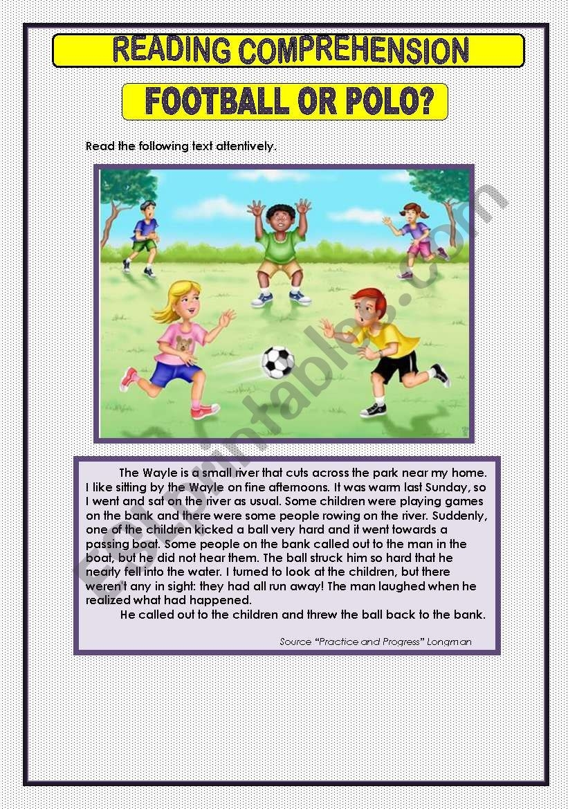 READING COMPREHENSION 