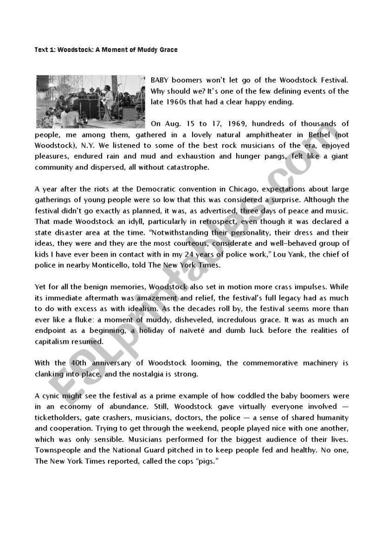 Reading Comprehension For Advanced Students ESL Worksheet By Jr 