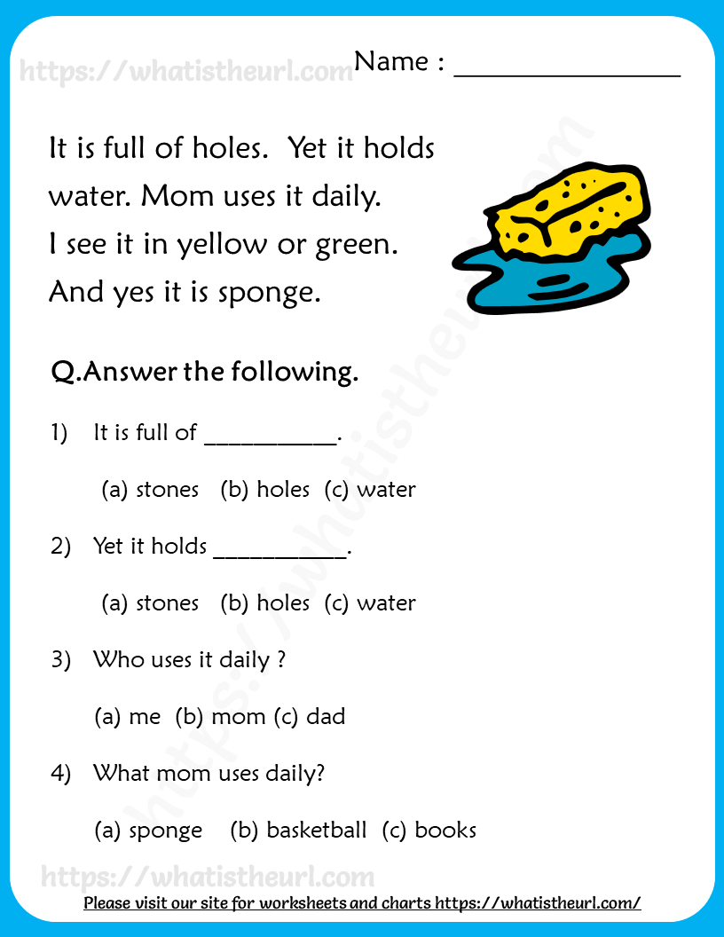 Reading Comprehension For Grade 2 1 22 2021 Your Home Teacher