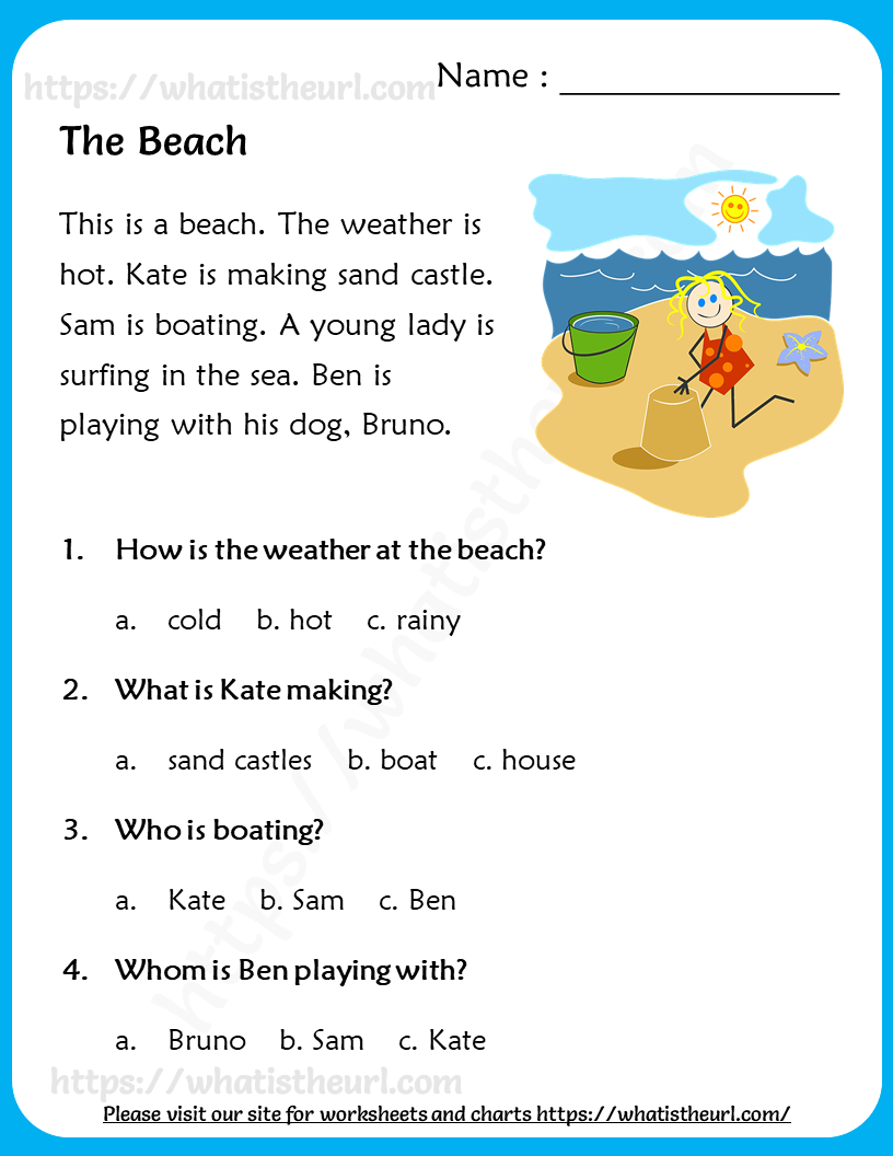 Reading Comprehension For Grade 2 Your Home Teacher
