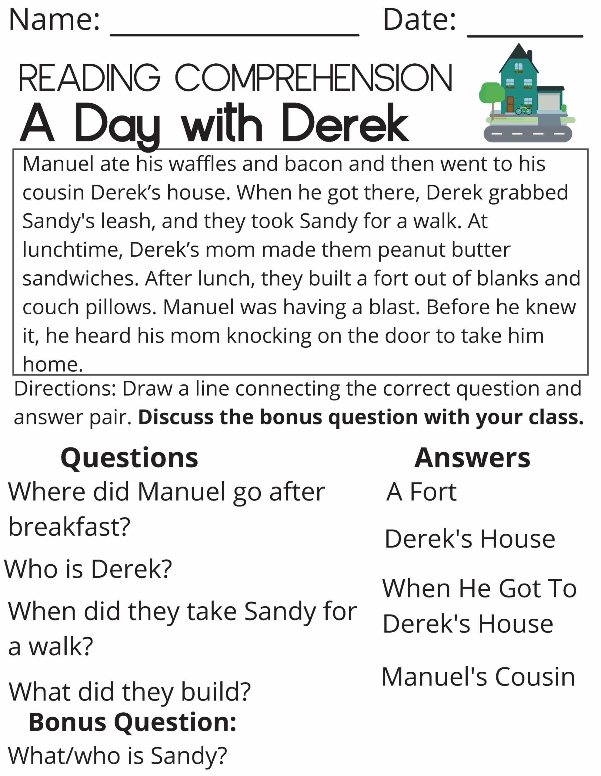 Third Grade Reading Worksheets Free Printable