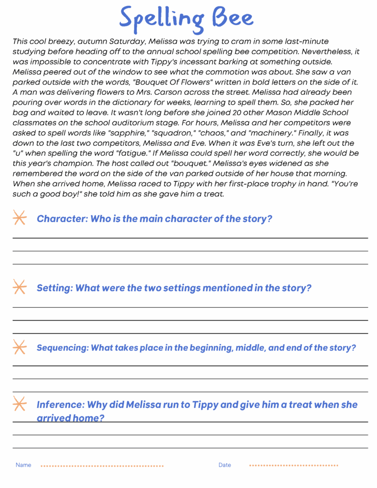 Reading Comprehension Passages Story Elements Conflict Resolution Theme Made By Teachers