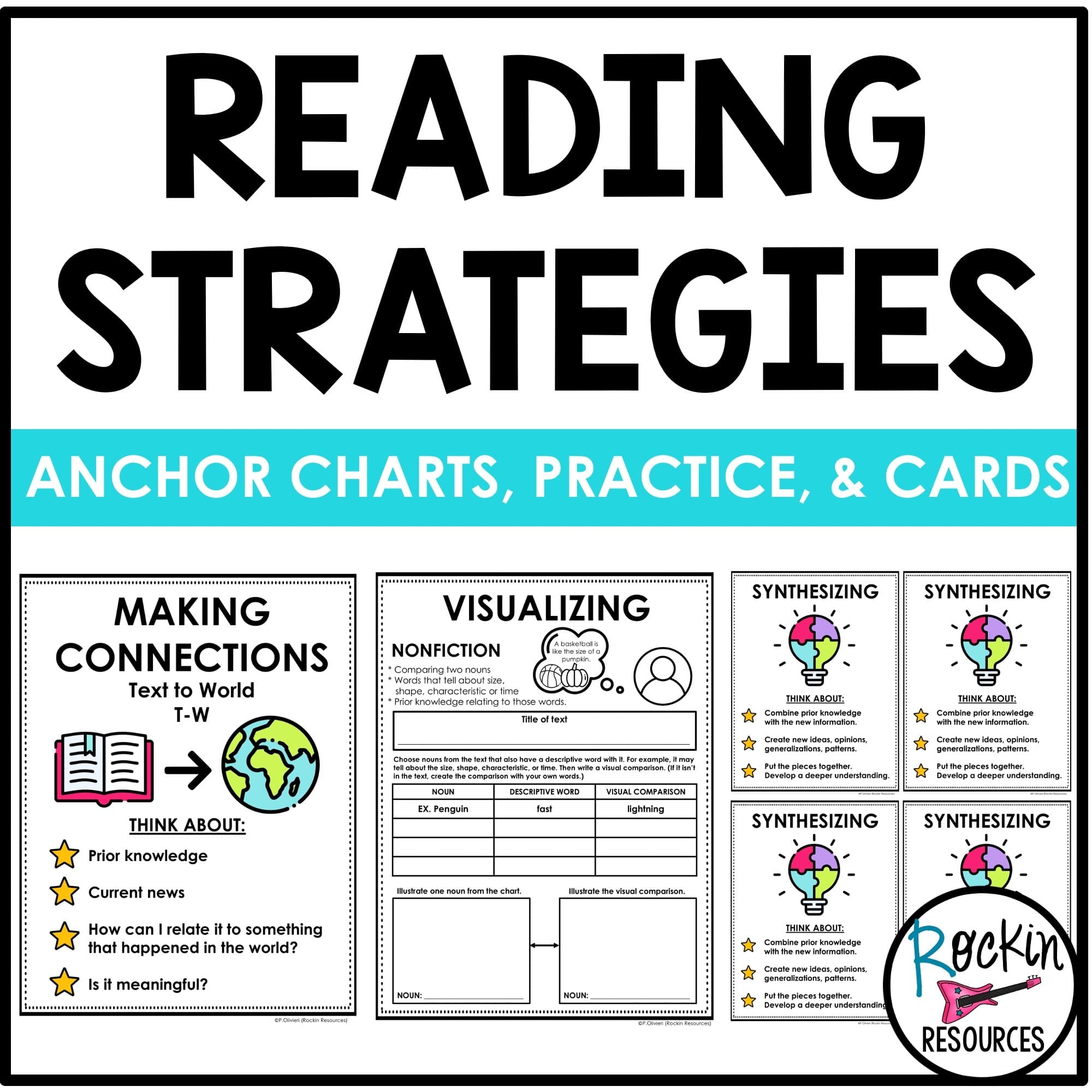 Reading Comprehension Strategies Posters