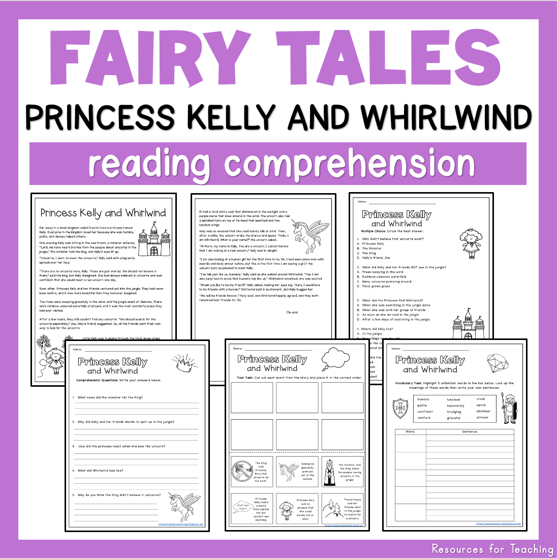 Circle Grade 4 Reading Comprehension Worksheets