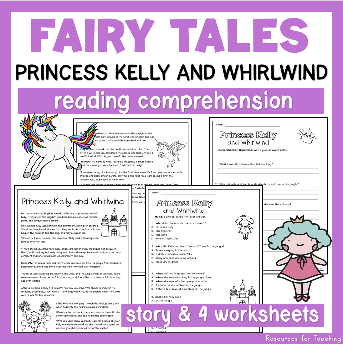 Early Years Reading Comprehension Worksheets