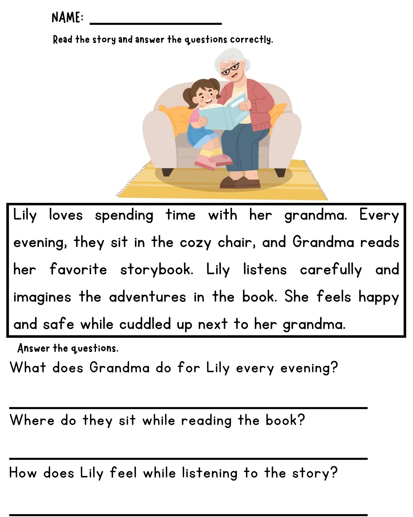 A-Z Reading Comprehension Worksheets