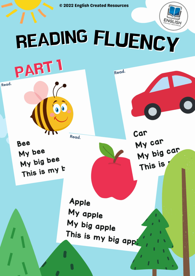 Reading Fluency Worksheets English Created Resources