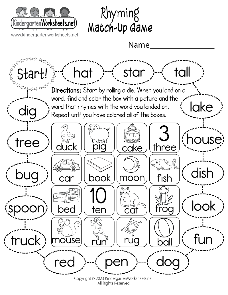 Free Printable Nursery Rhymes Worksheets Pdf