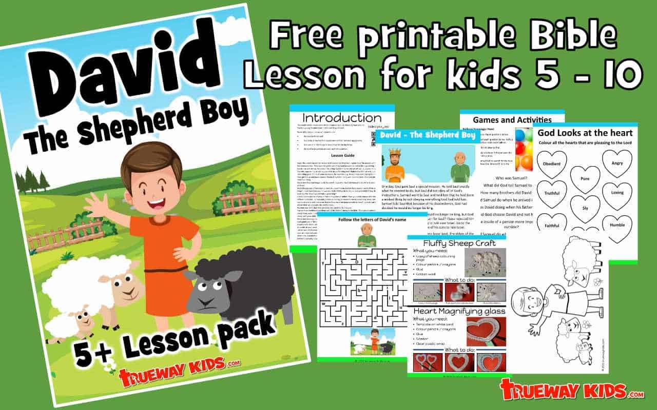Free Printable David Worksheets For Kids