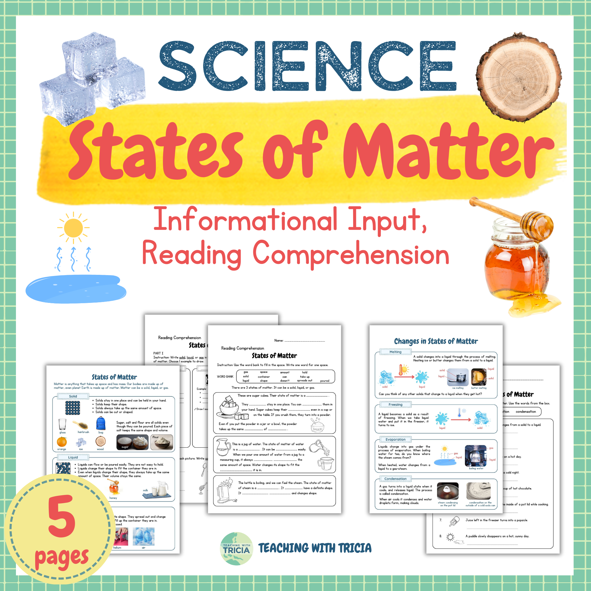 Grade 7 Science Reading Comprehension Worksheets