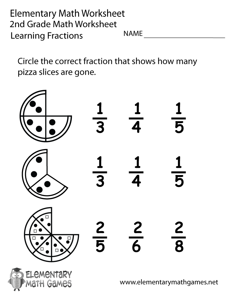 Free Printable Second Grade Worksheets