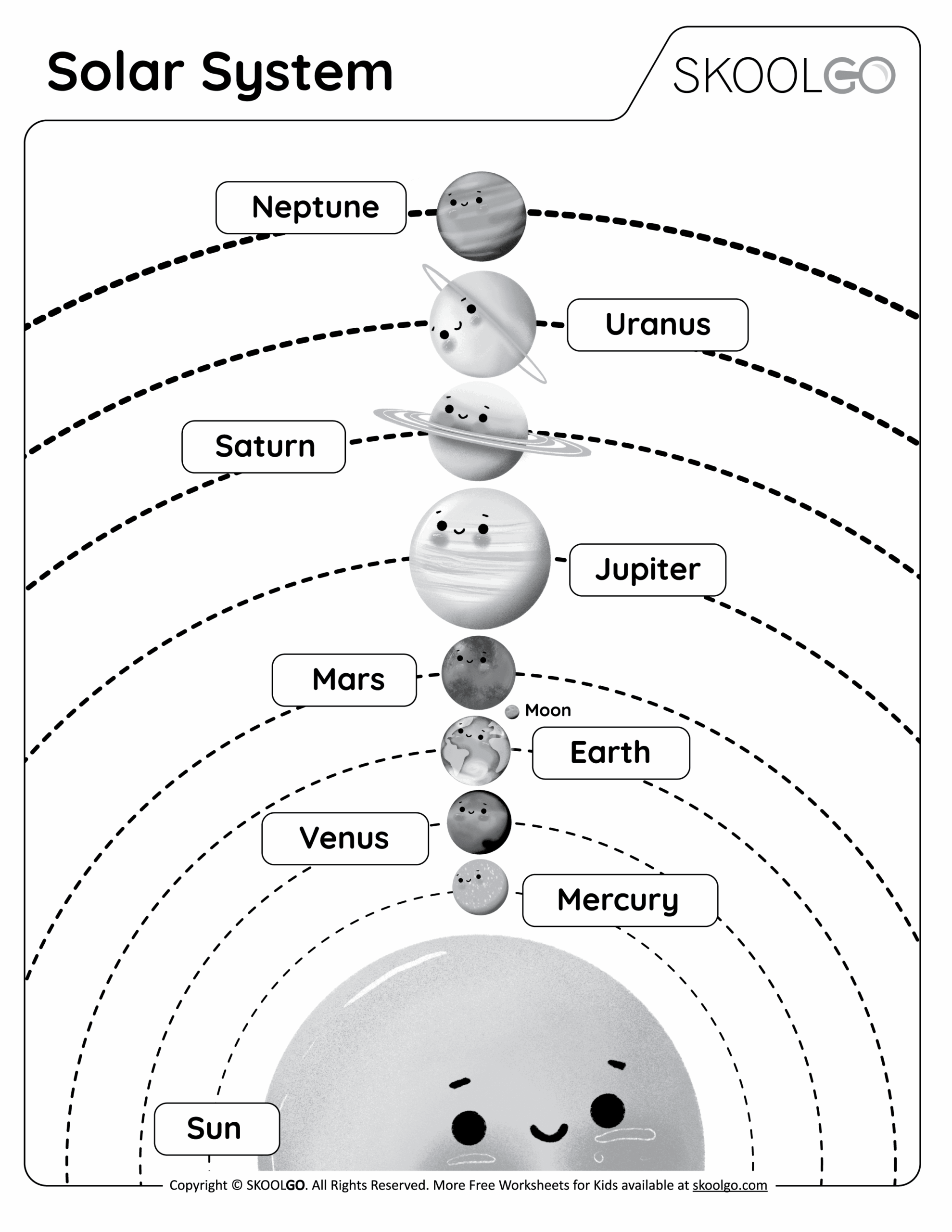 Free Solar System Reading Comprehension Worksheets
