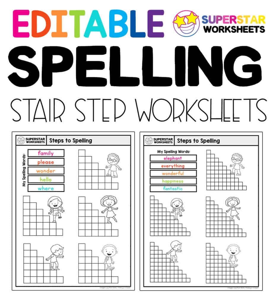 Free Printable 1st Grade Spelling Worksheets