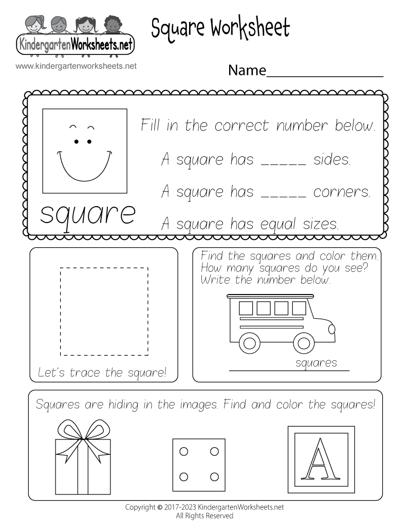 Square Worksheet Free Printable Digital U0026 PDF