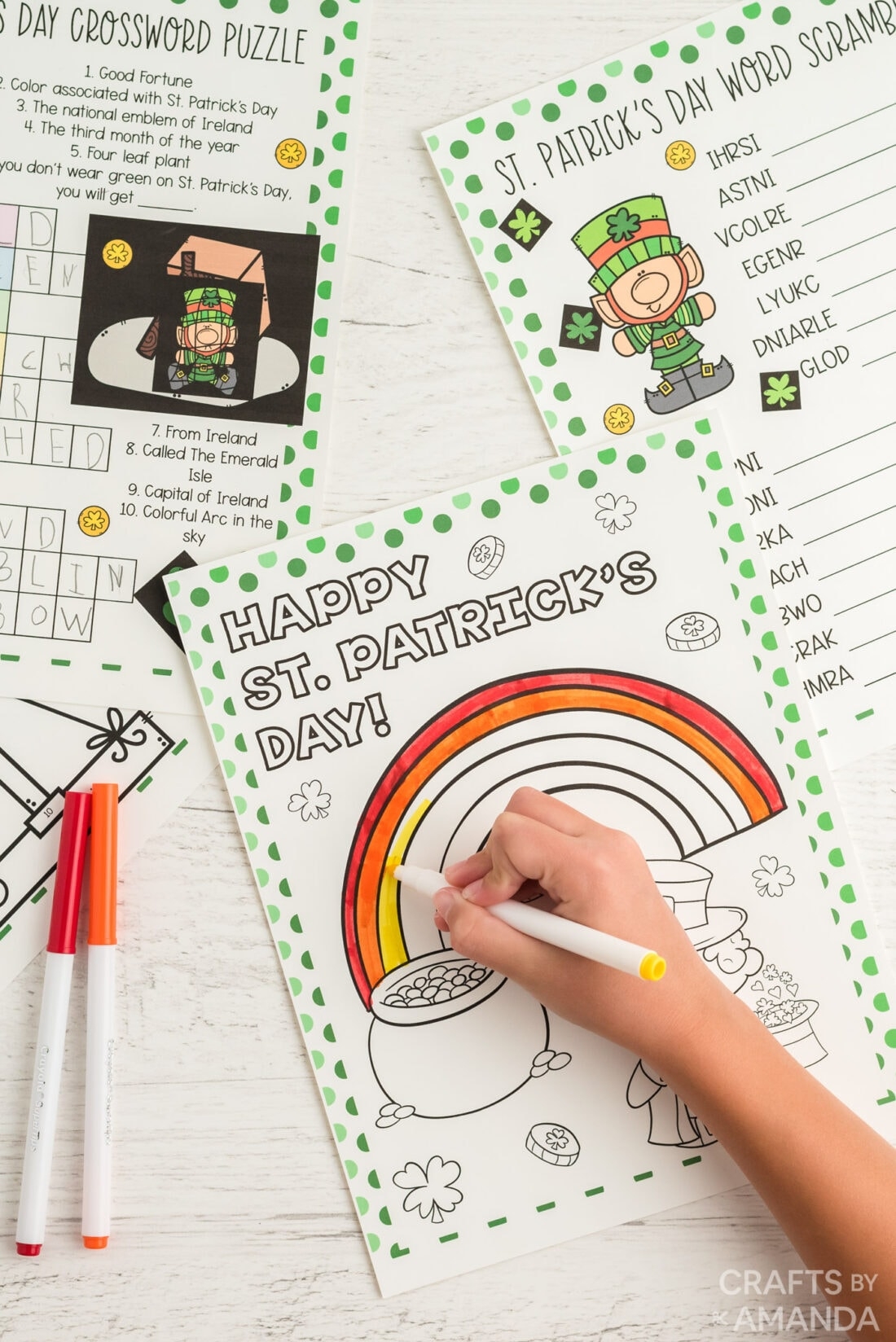 St Patrick s Day Activity Sheets Crafts By Amanda Free Printables