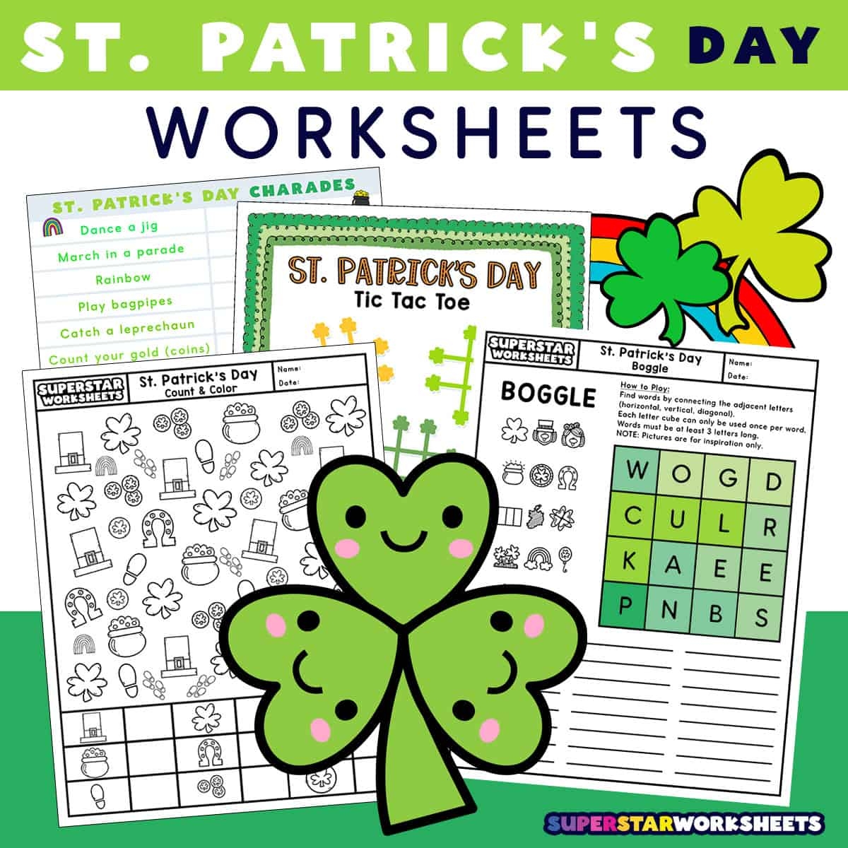 St Patrick s Day Worksheets Superstar Worksheets
