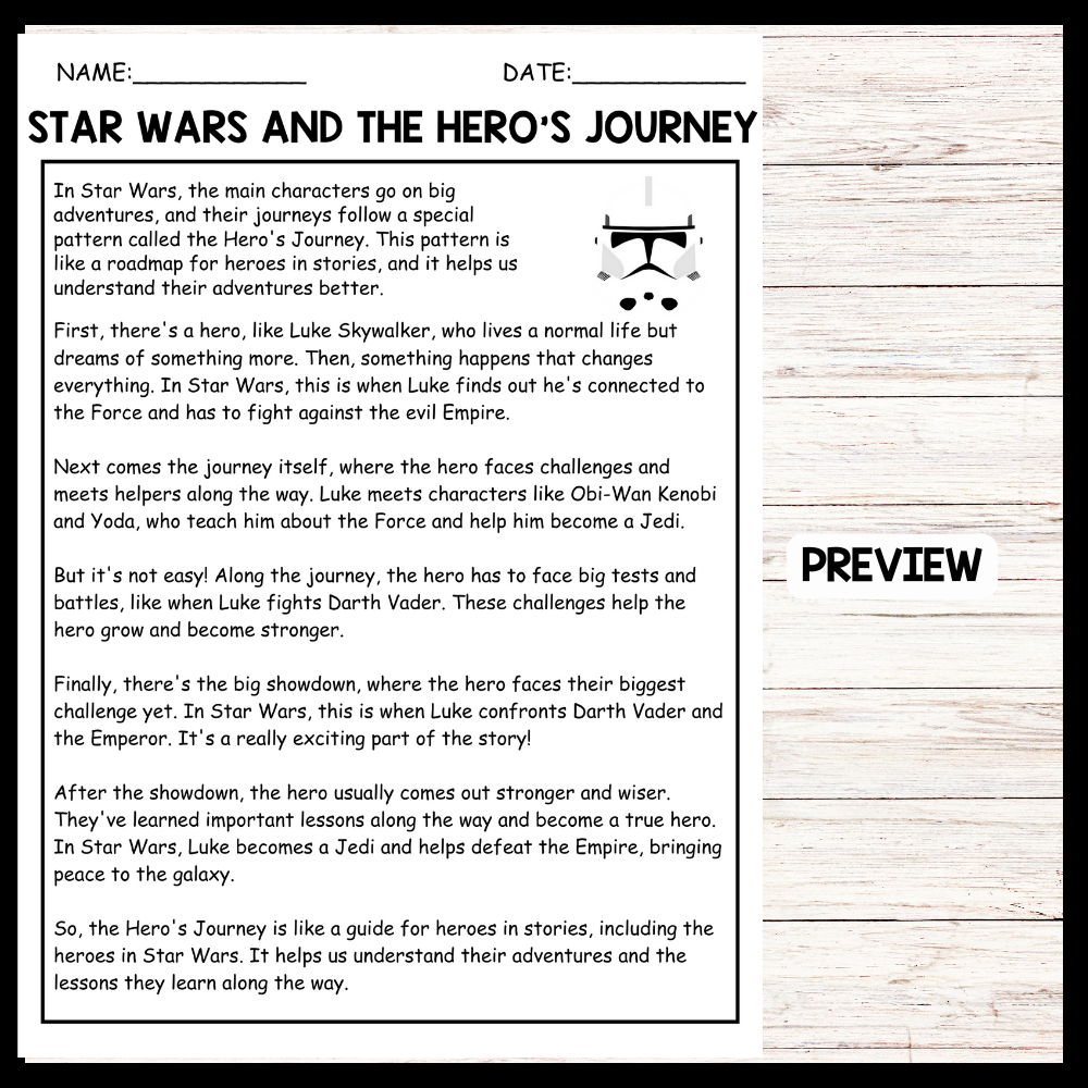 STAR WARS AND THE HERO S JOURNEY
