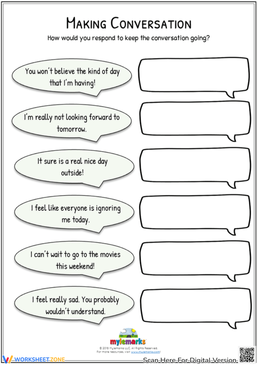 Teaching Communication Skills Worksheets 2025