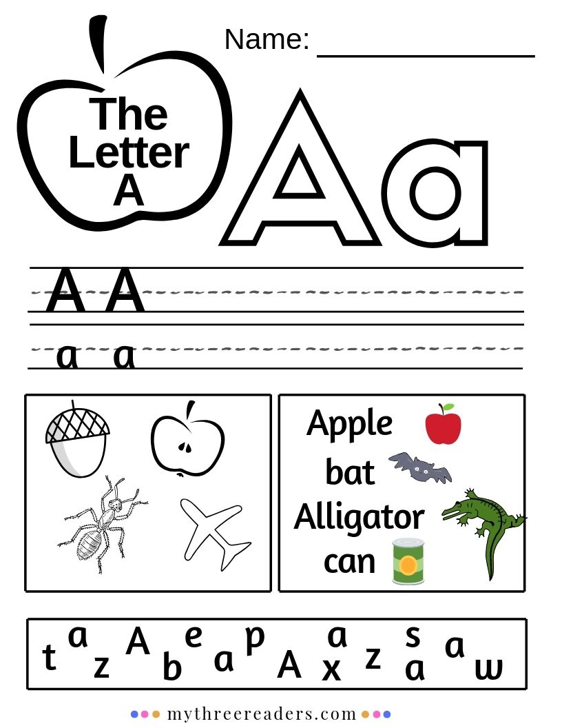Teaching The Letter A Activities Crafts Printables Songs 