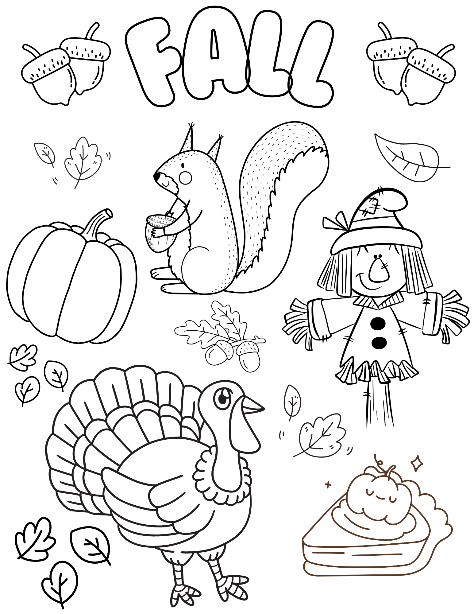 Free Printable Thanksgiving Preschool Worksheets