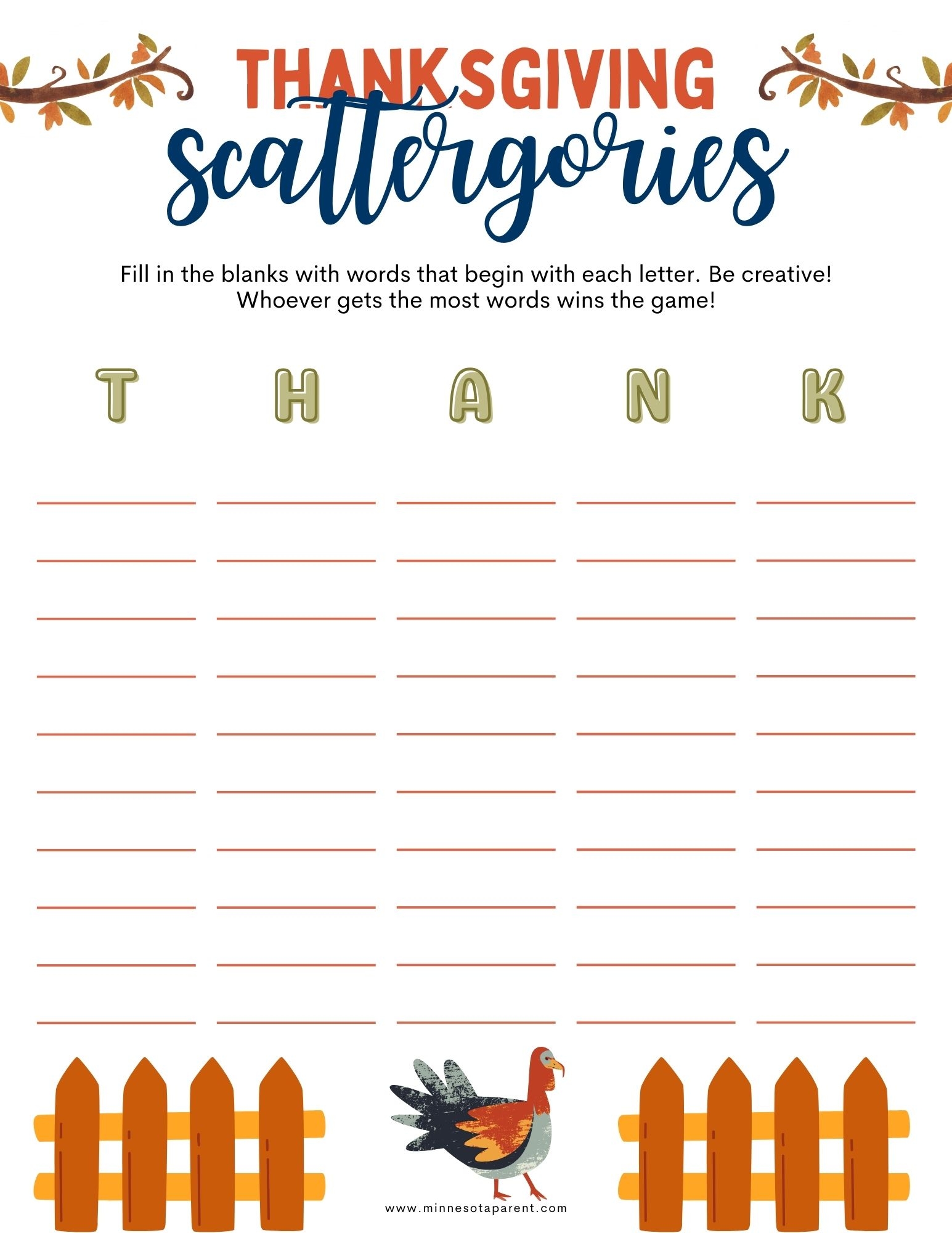 Free Printable Thanksgiving Worksheets For Adults