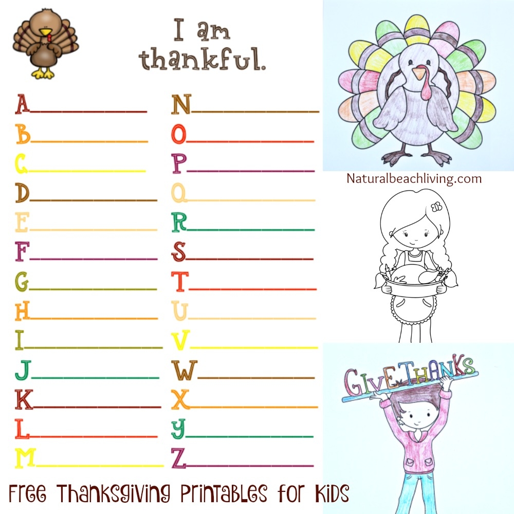 Free Printable Thanksgiving Worksheets For Kindergarten