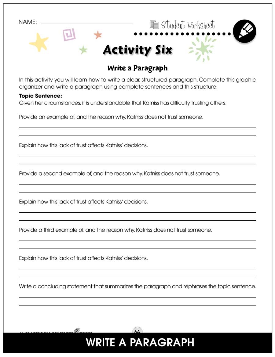 The Hunger Games BONUS WORKSHEETS Grades 7 To 8 EBook Worksheets Library