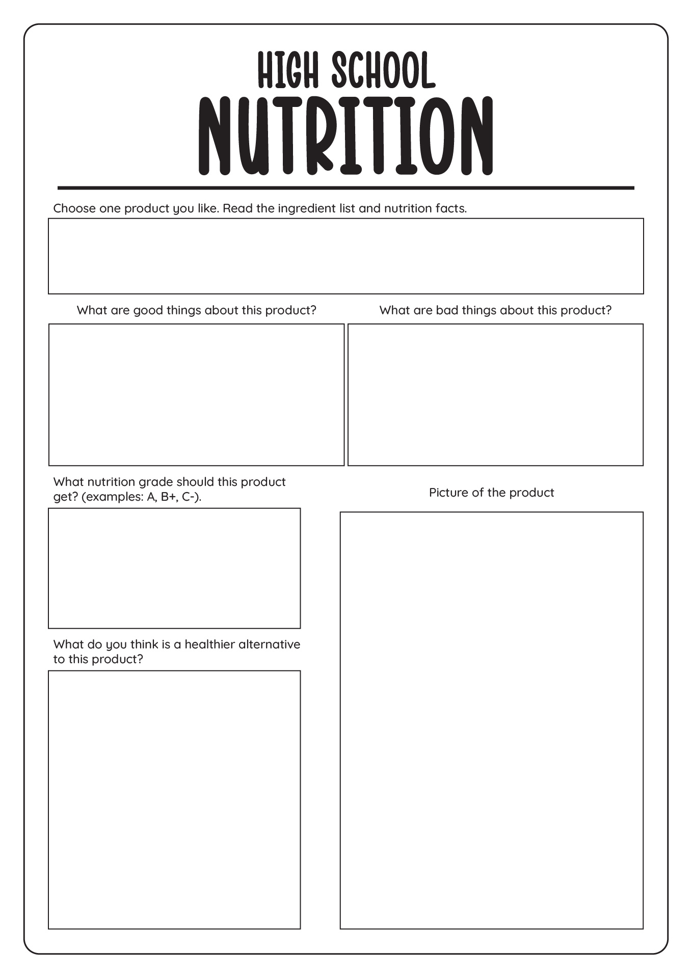 The Six Essential Nutrients Lesson Plan And Worksheet Health Worksheets Library