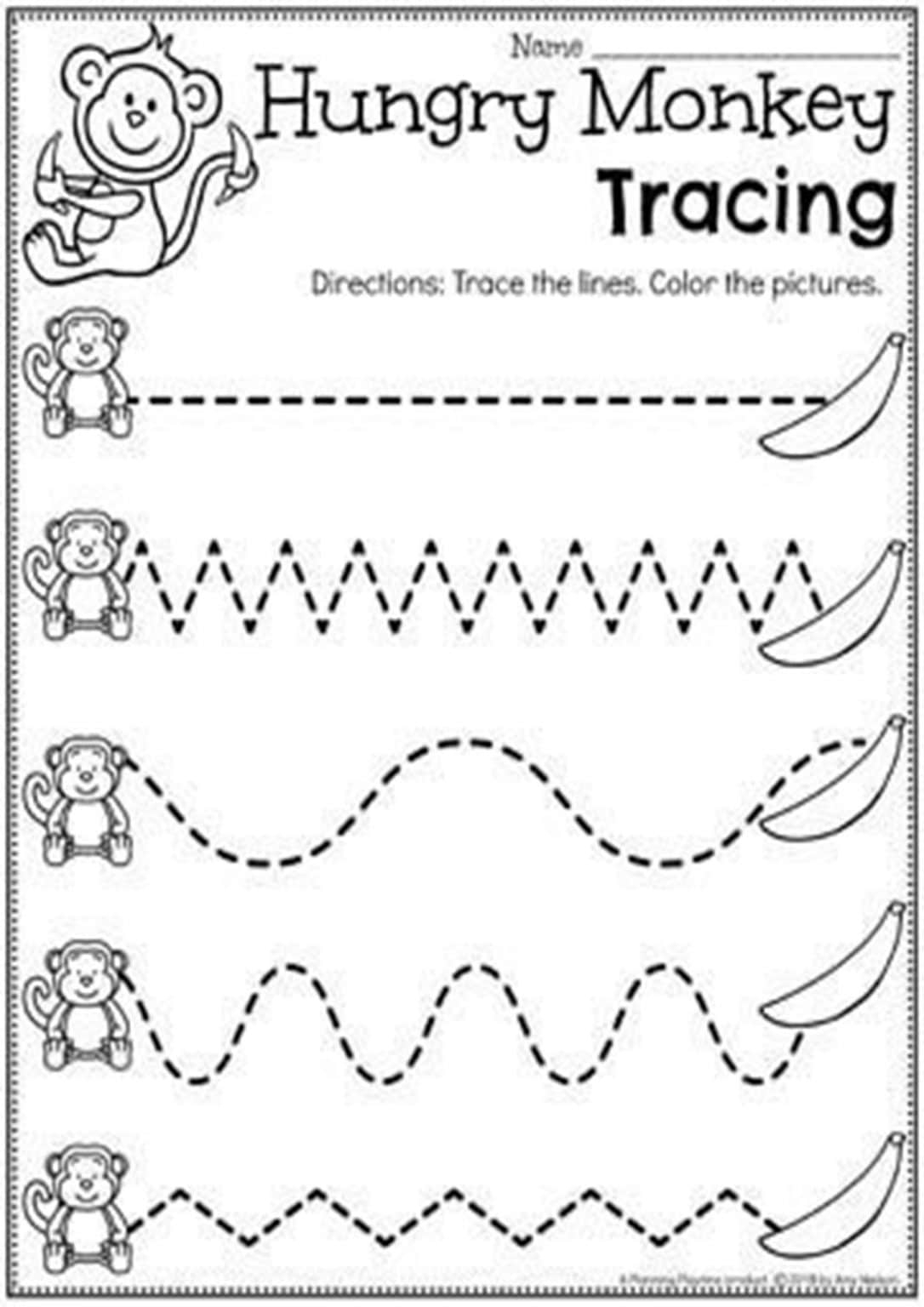 Free Printable Worksheets Tracing Lines