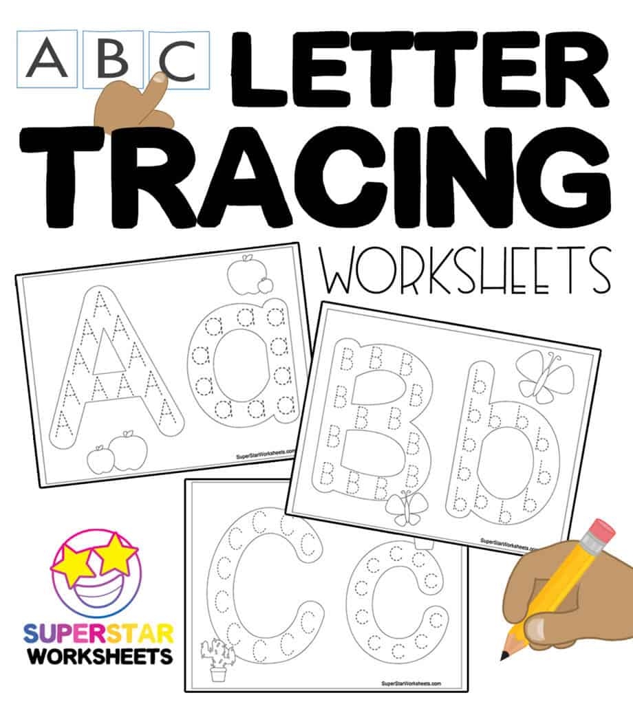 Free Printable Kindergarten Alphabet Tracing Worksheets
