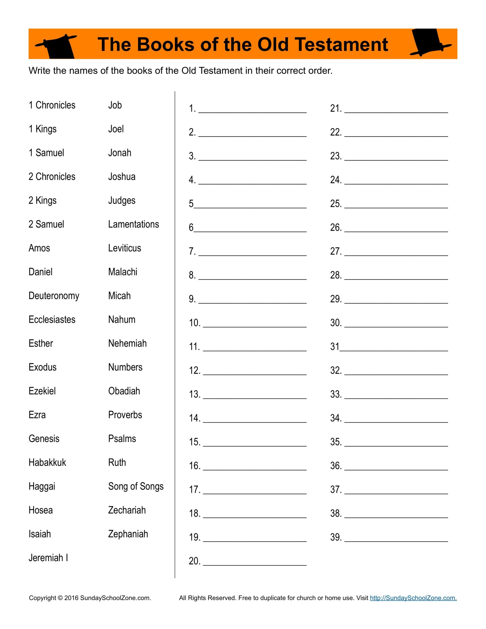 Types Of Free Printable Bible Activities For Kids On Sunday School Worksheets Library