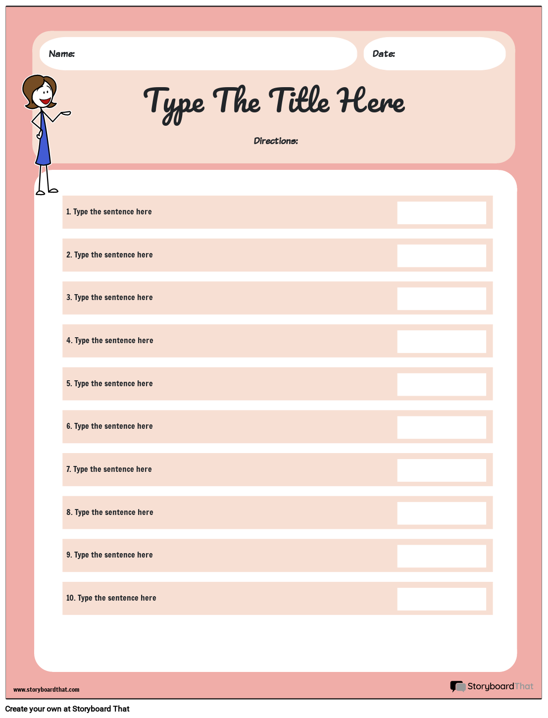 Free Printable Verb Tense Worksheets