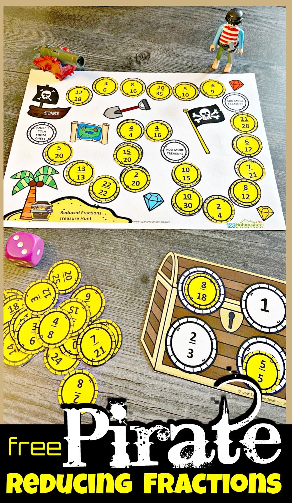 Simplifying Fractions Worksheet Free Printable