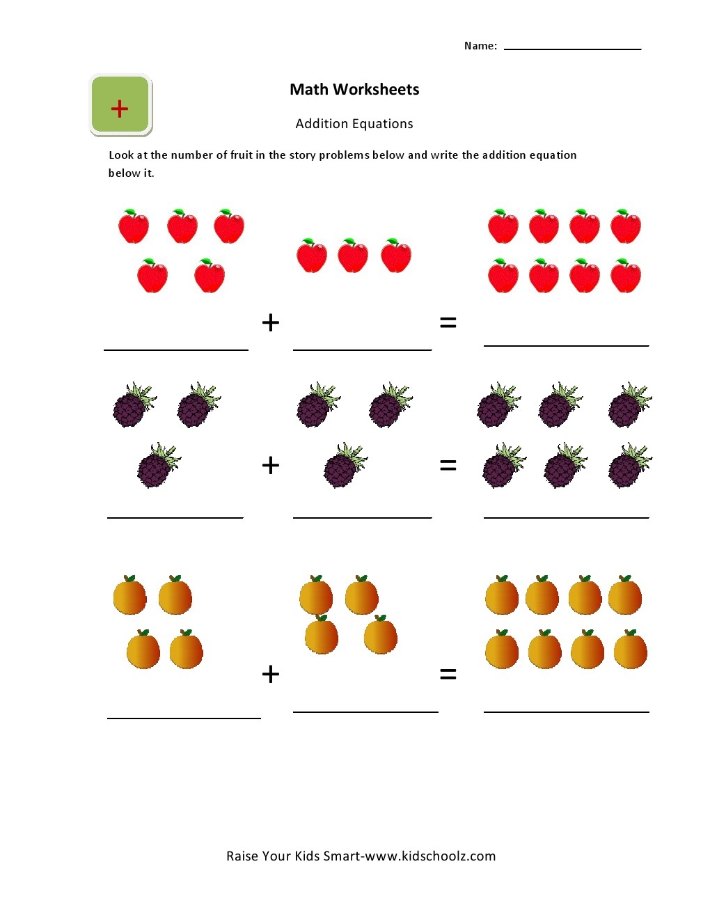 UKG Basic Addition Worksheets For Kids Kidschoolz Worksheets Library
