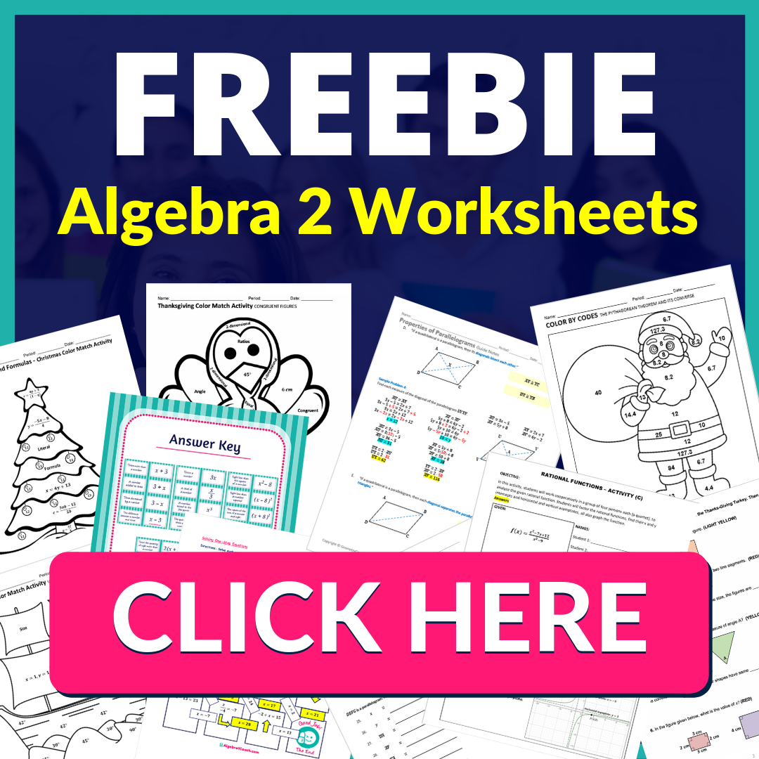 Free Printable Algebra 2 Worksheets