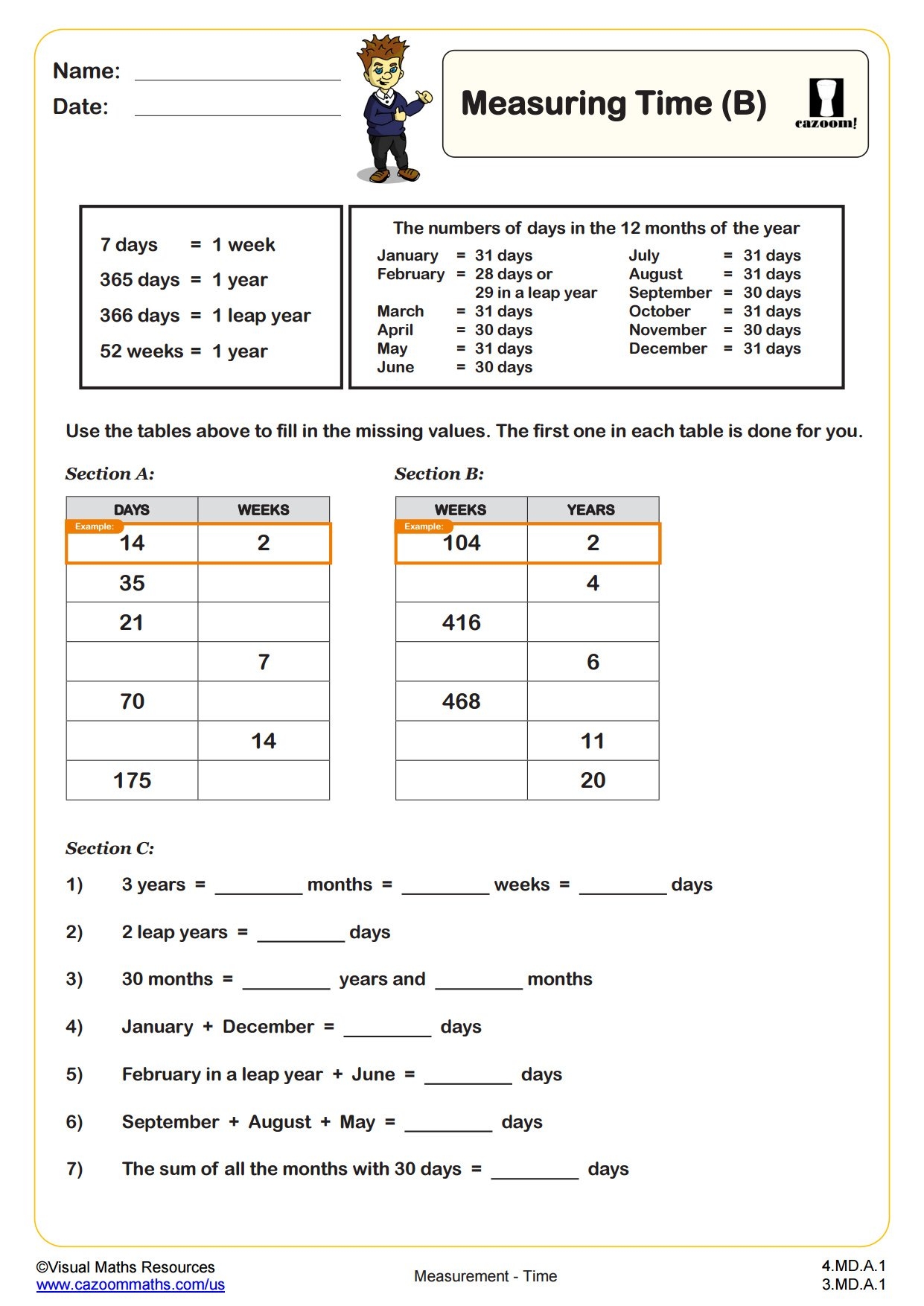 Free Printable Measurement Worksheets 2nd Grade