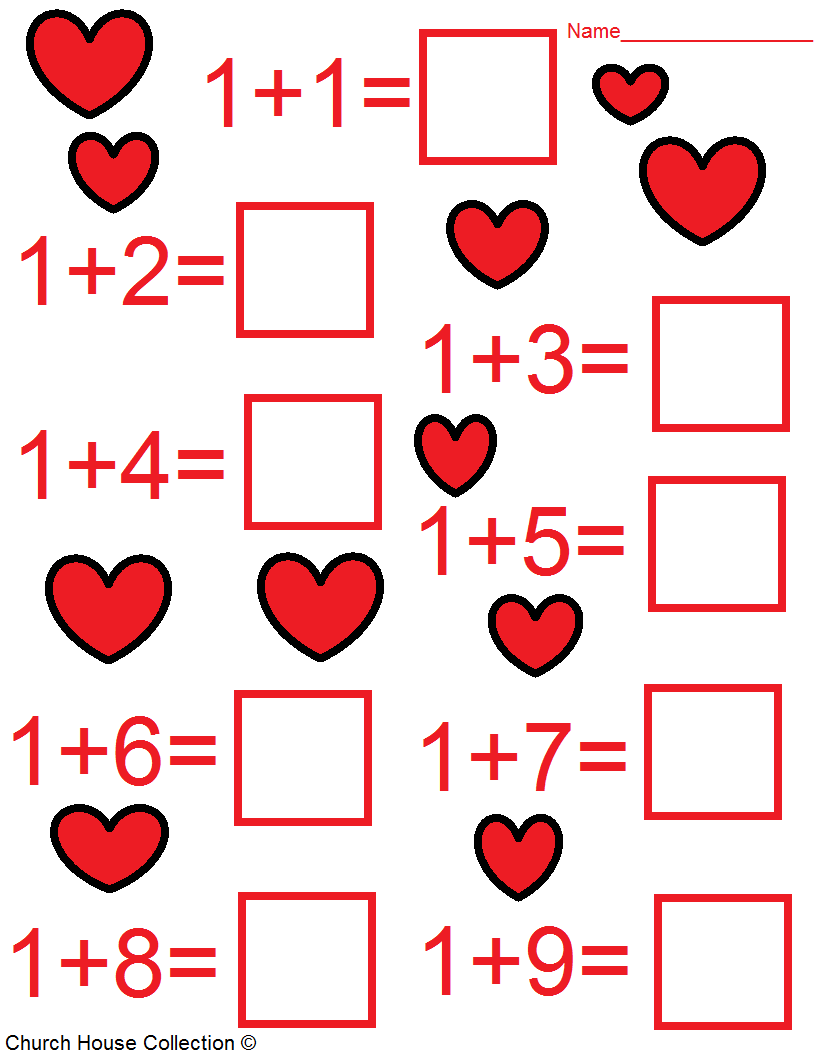Free Valentine Math Worksheets And Printables