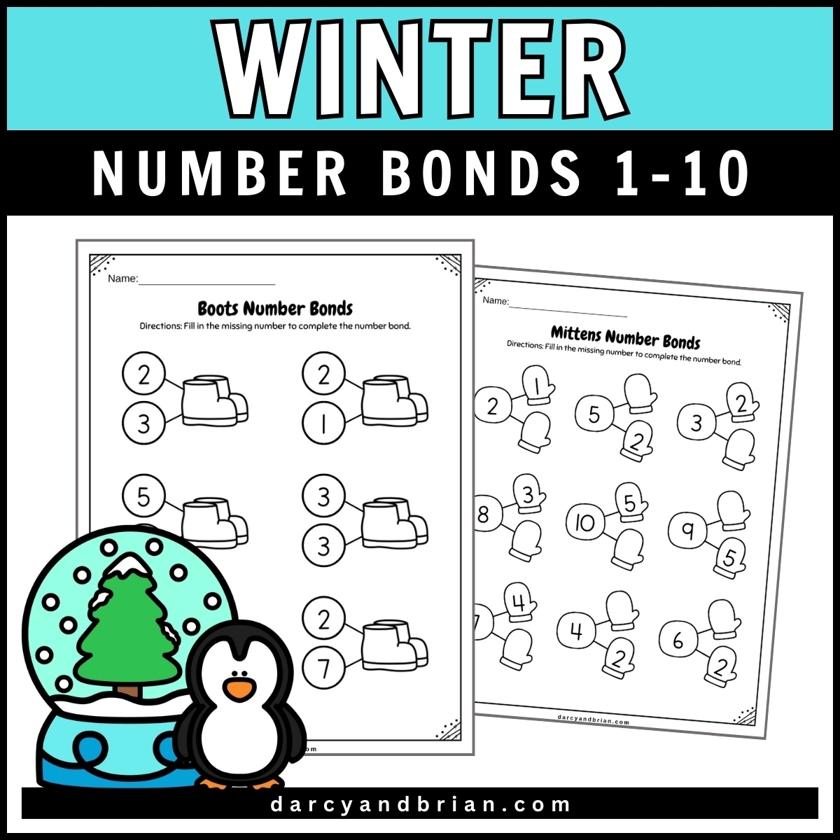 Free Printable Winter Math Worksheets
